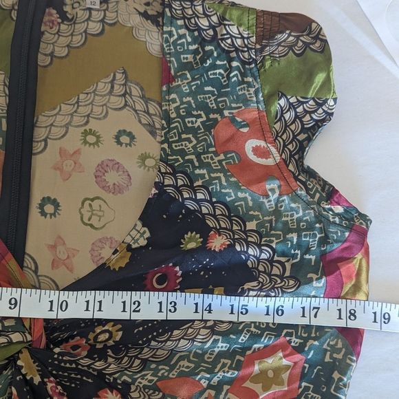 Silk Kew batik print dress 8 - Picture 11 of 13